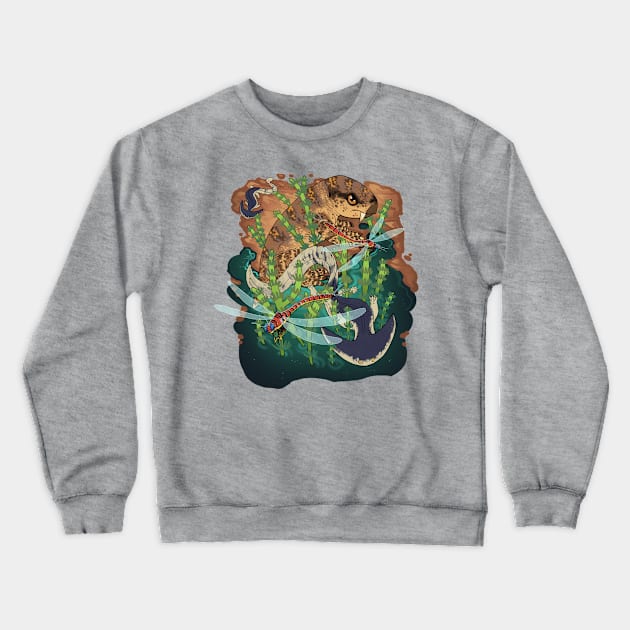 Pond Crewneck Sweatshirt by Wagglezags